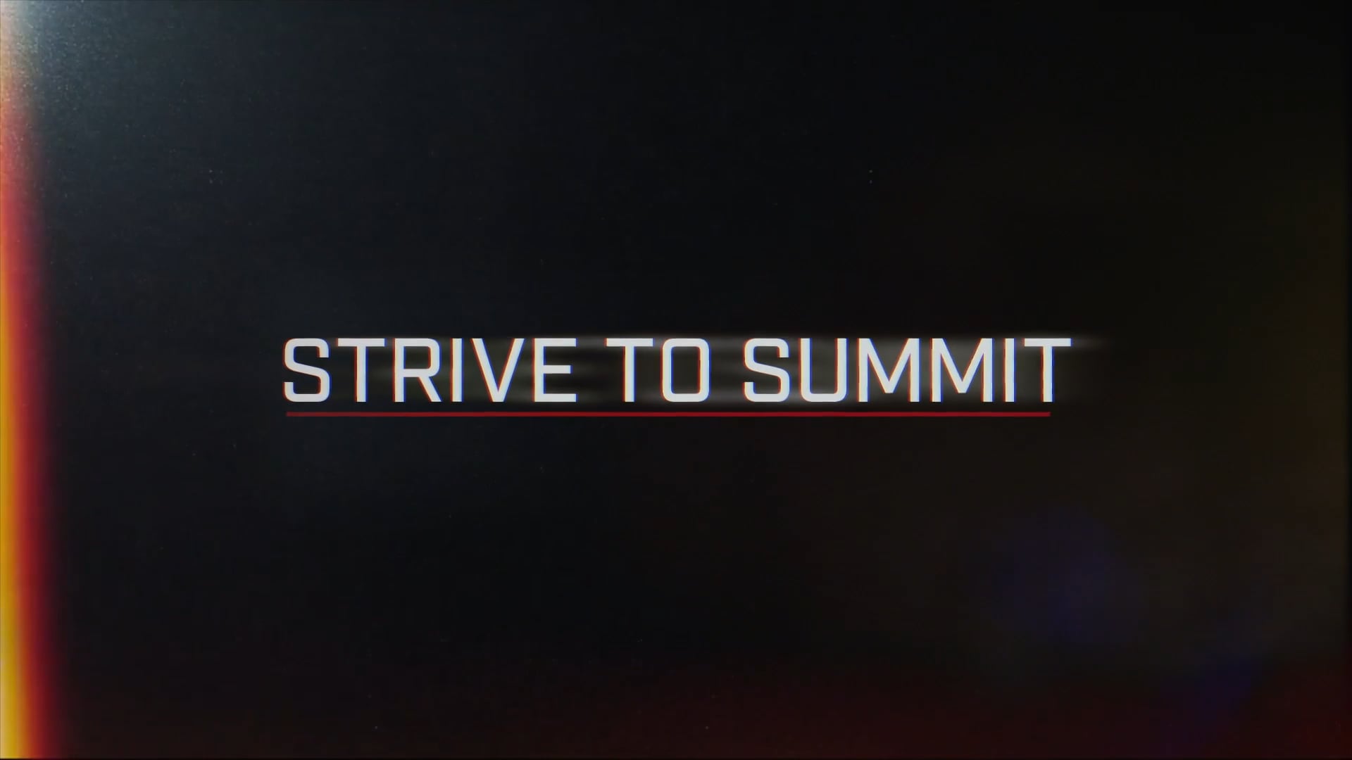 Strive To Summit title card